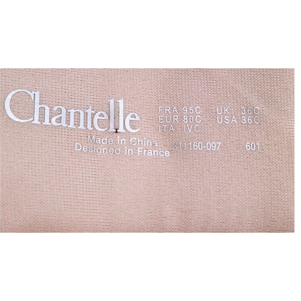 Chantelle C Magnifique Seamless Unlined Bra Nude Beige 36C 11160-097 - Picture 5 of 6